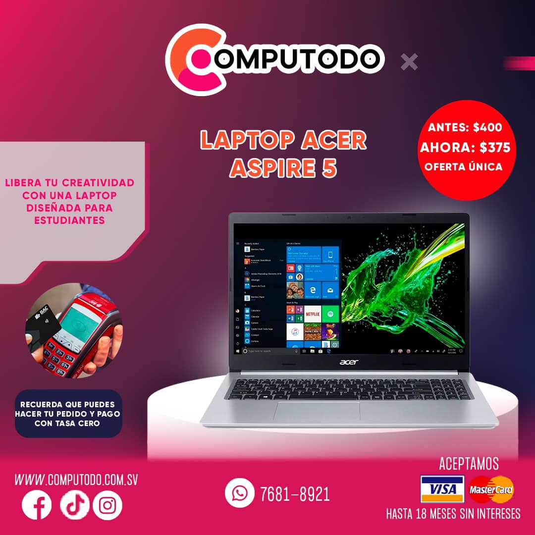 Una laptop diseñada para ti!