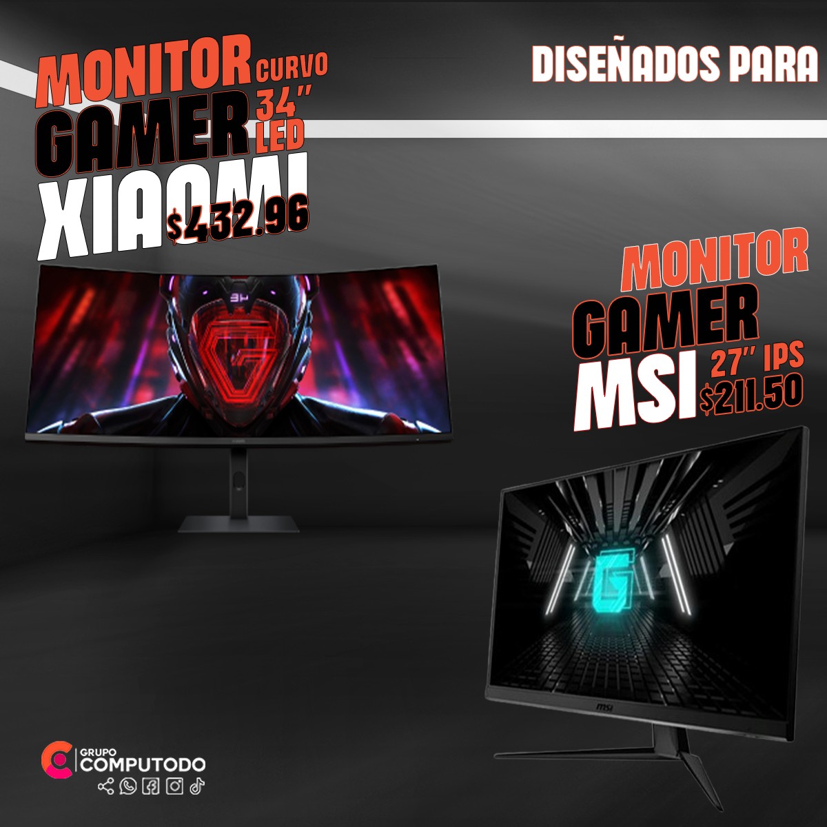 Aca en COMPUTODO contamos con una variedad de opciones de monitores