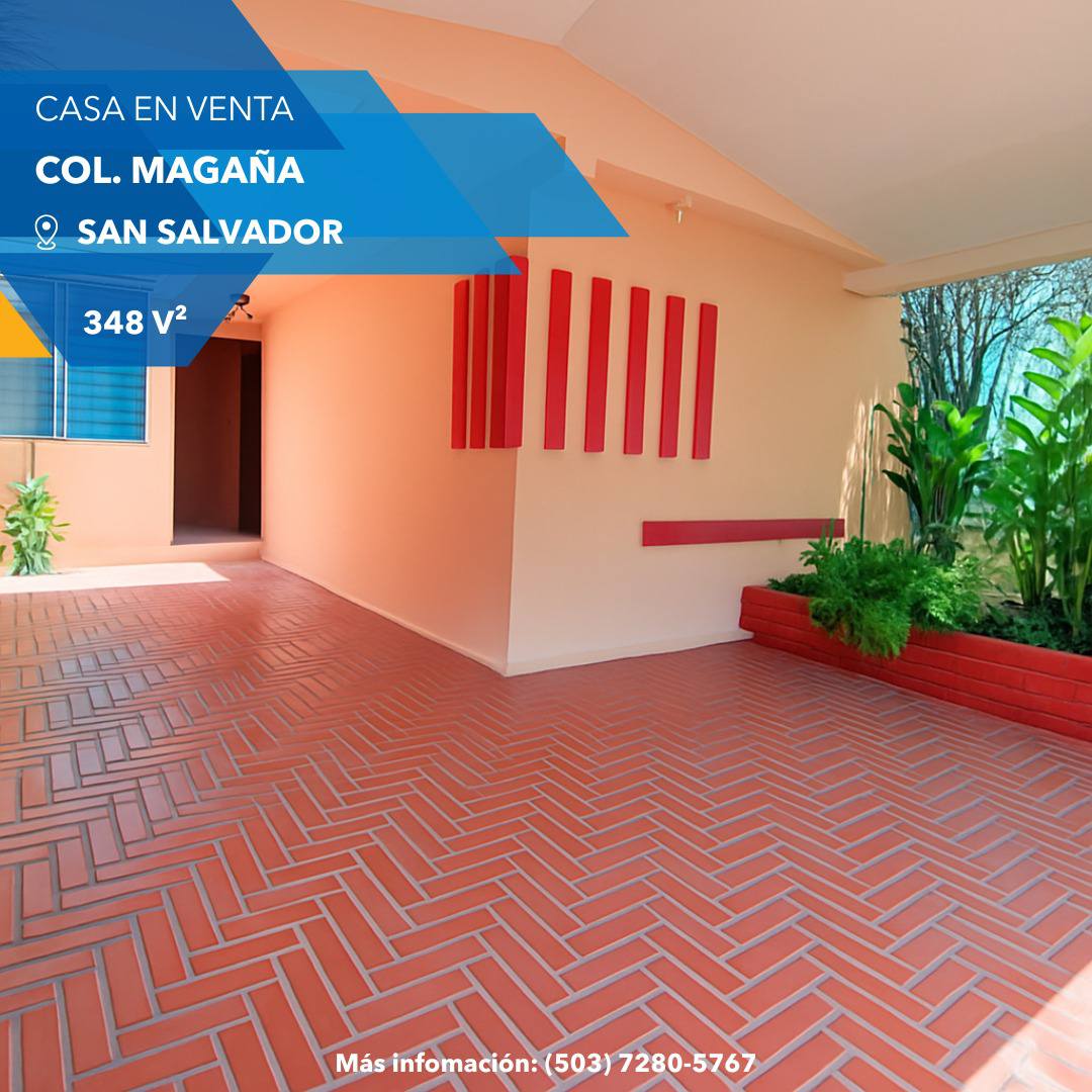 En venta casa en colonia Magaña, San Salvador, El Salvador