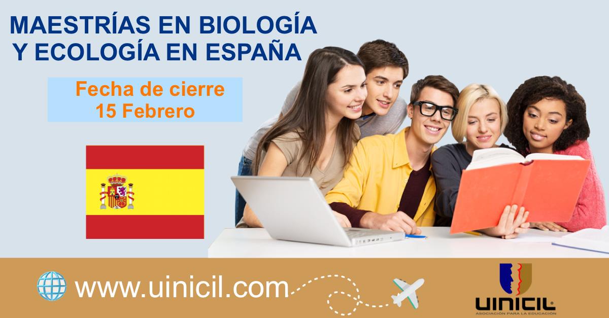 MAESTRÍAS EN BIOLOGÍA Y ECOLOGÍA EN ESPAÑA