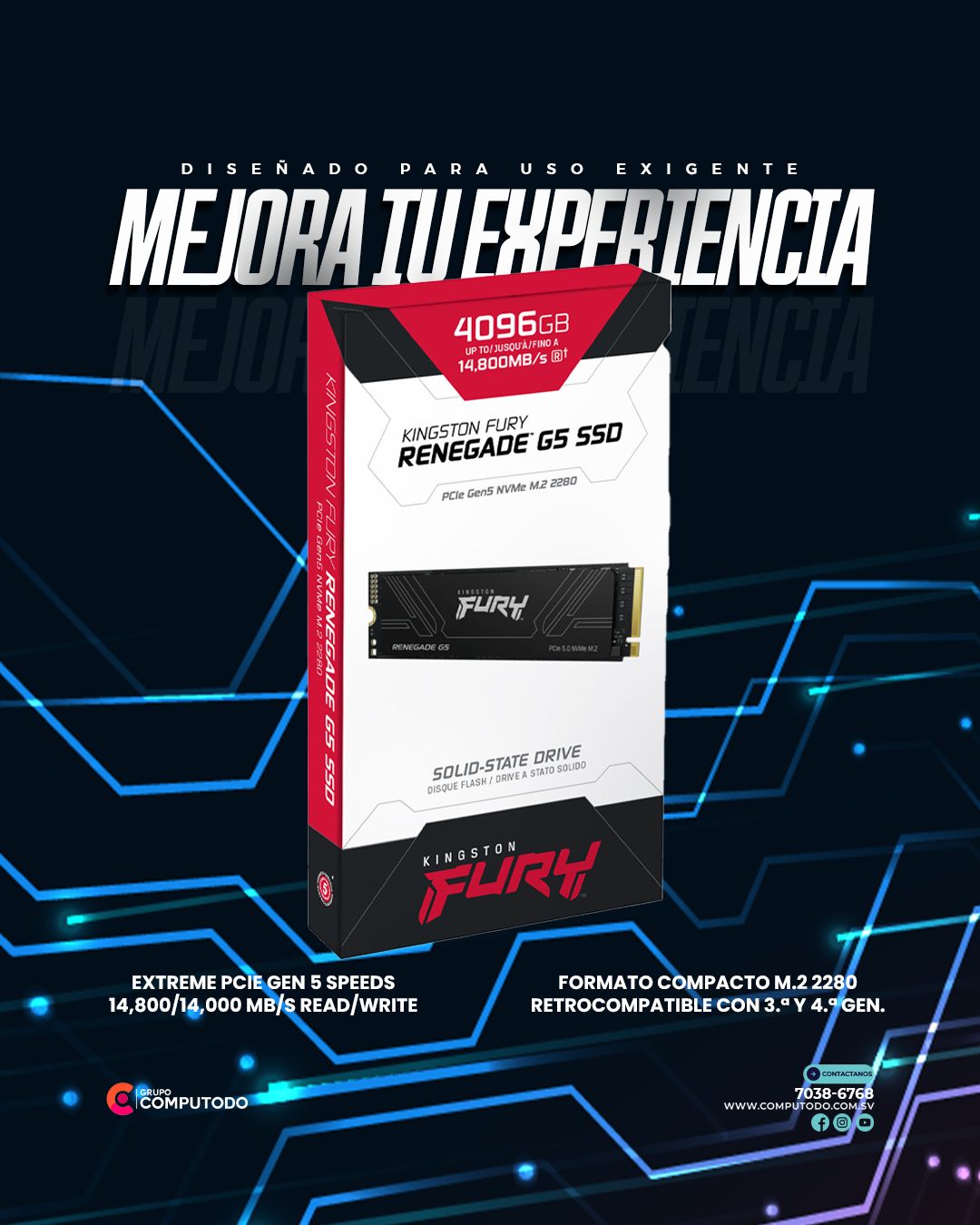 Kingston Fury Renegade SSD.