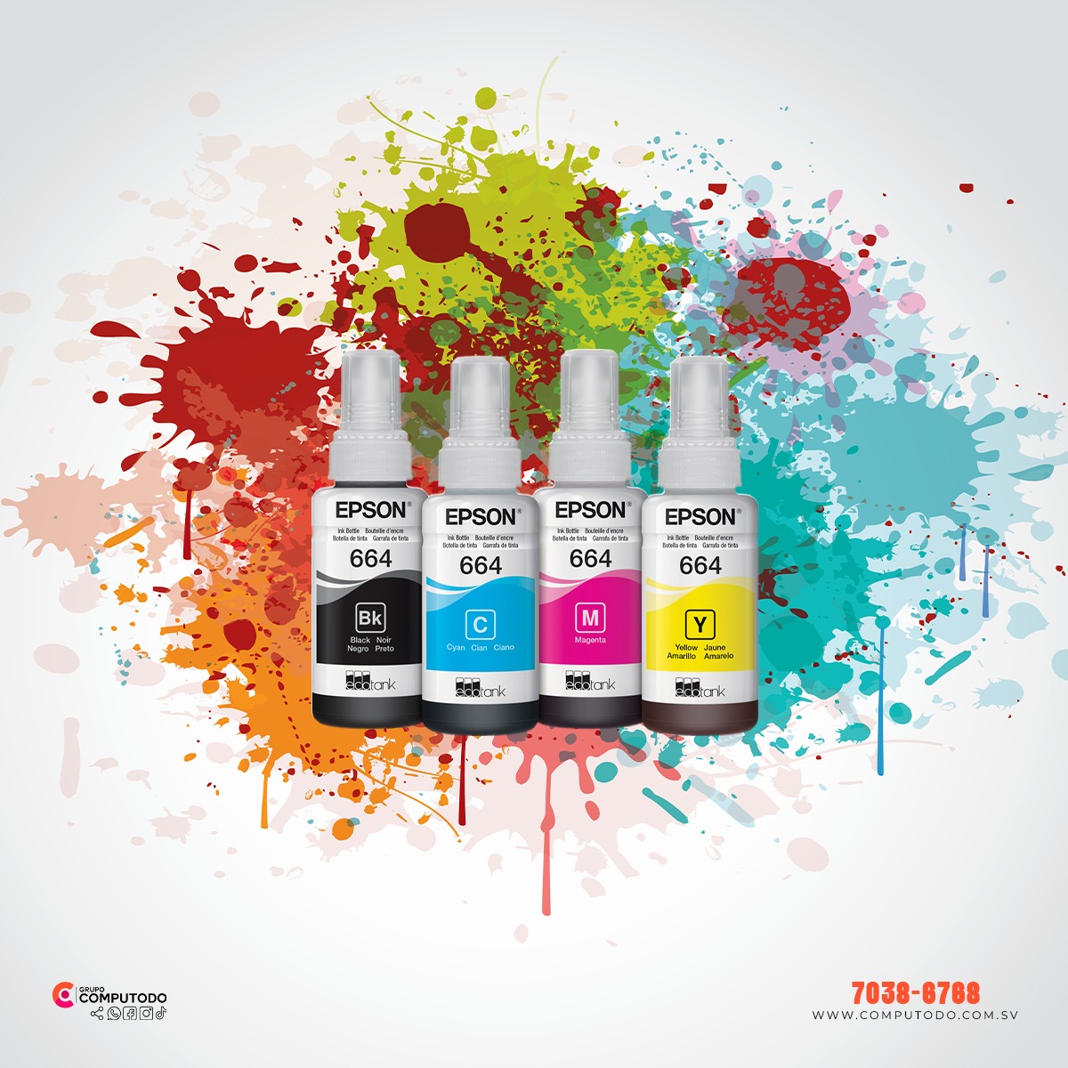 Sumérgete en la calidad de las tintas originales.