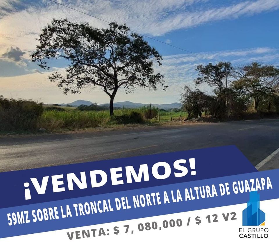 EN VENTA 59 MZ SOBRE LA TRONCAL DEL NORTE A LA ALTURA DE GUAZAPA