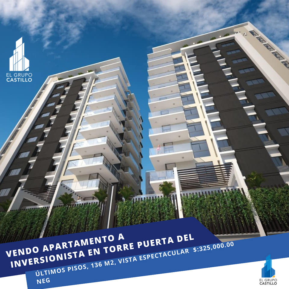 EN VENTA PARA INVERSION APARTAMENTO EN TORRE PUERTA DEL ALMA