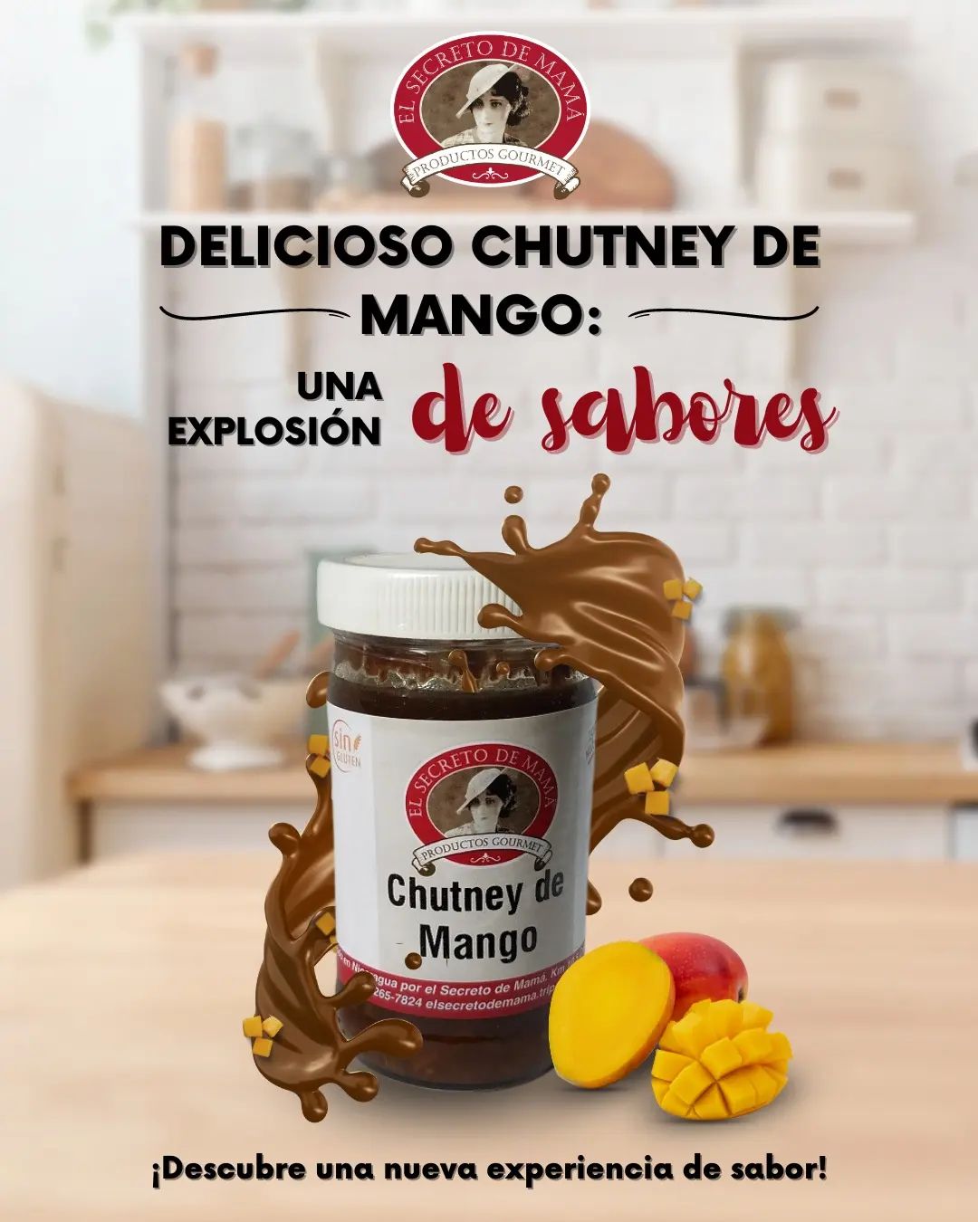 ¡Dale un toque exótico a tus platillos con nuestro delicioso chutney de mango!