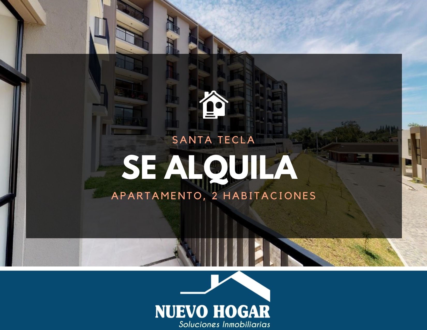 SE ALQUILA APARTAMENTO EN CONDADO SANTA ROSA, SANTA TECLA.